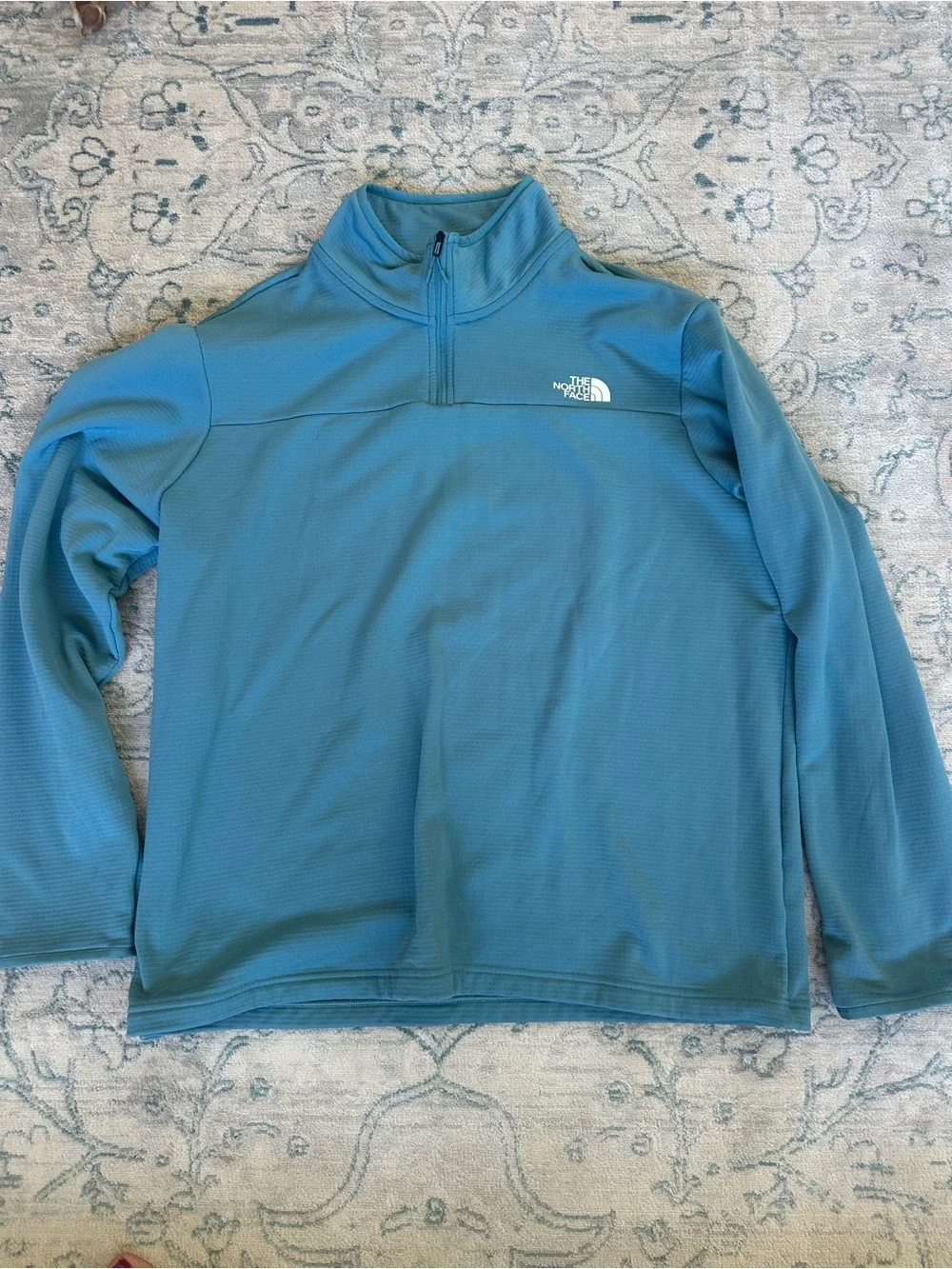 The North Face Men’s XXL Blue Teal Quarter Zip Pullover